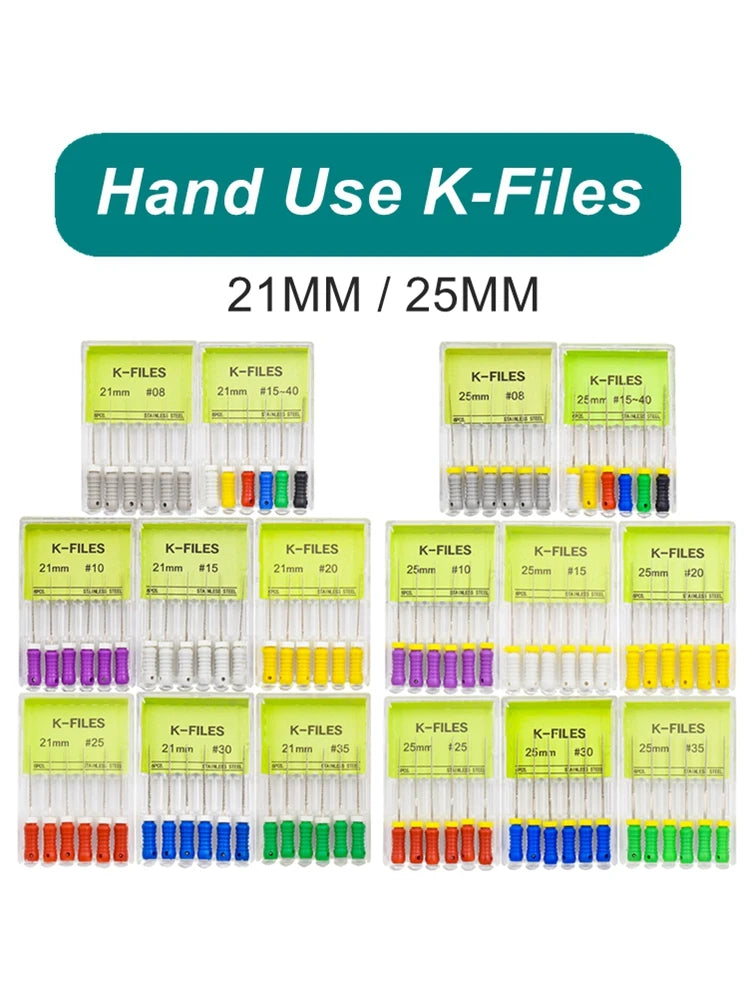 K-Files (21/25mm, 6-Pack)