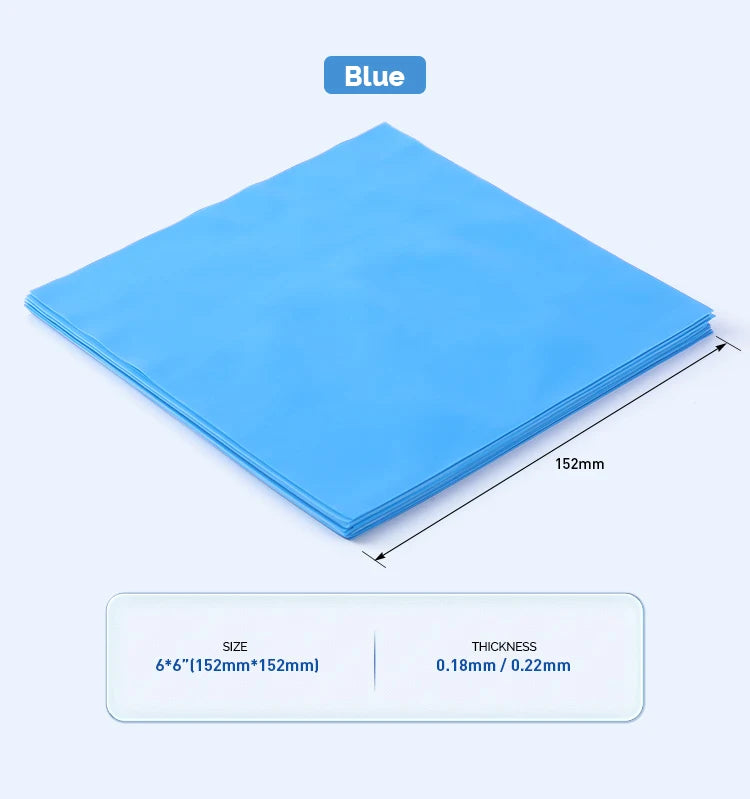 AZDENT Latex Rubber Dam Sheets (36-Pack, 6x6")