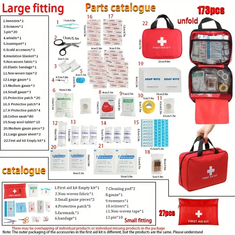 Compact Portable First Aid Kit